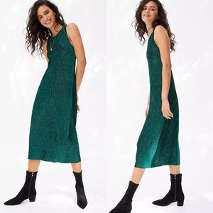 Maeve Twist-Back Velvet Midi Dress